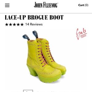 ISO John Fluevog Brogue Bebop Boot! 💚🦄